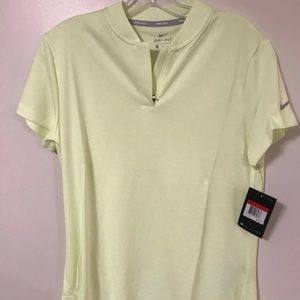 Nike Dri-Fit Collarless Women’s Golf Top-Large
